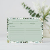 D'accompagnement Carte Recette Olive You (Debout devant)