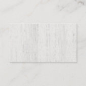 D'accompagnement Carte Registre | Romantique rustique (Dos)