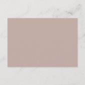 D'accompagnement Carte rose Taupe Calligraphie Conseils & Voeux (Dos)