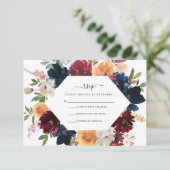 D'accompagnement Carte RSVP automne (Debout devant)