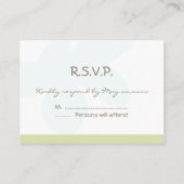 D'accompagnement Carte RSVP baby shower (Dos)