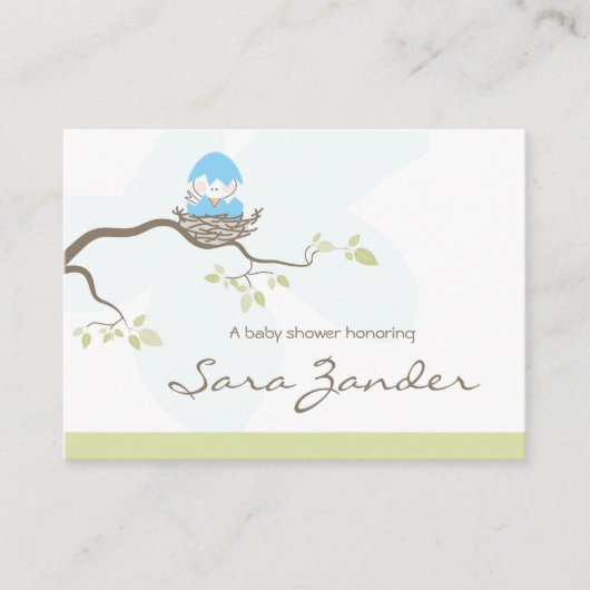 D'accompagnement Carte RSVP baby shower (Devant)