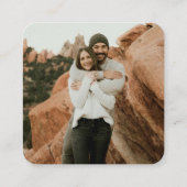 D'accompagnement Carte RSVP du code QR du sud-ouest moderne (Dos)