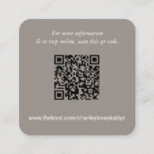 D'accompagnement Carte RSVP du code QR du sud-ouest moderne (Devant)