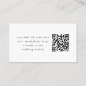 D'accompagnement Carte RSVP en ligne Blue Hydrangea Grand millennia (Dos)