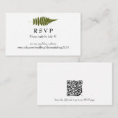 D'accompagnement Carte RSVP en ligne (Mini) (Devant / Derrière)