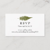 D'accompagnement Carte RSVP en ligne (Mini) (Devant)