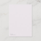 D'accompagnement Carte RSVP florale Lavender (Dos)