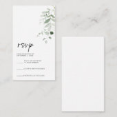 D'accompagnement Carte RSVP manuscrite moderne (Devant / Derrière)