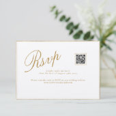 D'ACCOMPAGNEMENT CARTE RSVP MODERNE ET ROMANTIQUE DE MARIAGE CALLIG (Debout devant)