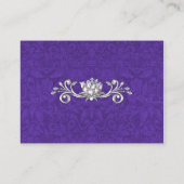 D'accompagnement Carte RSVP Pearl et Silver Mini (Dos)