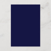 D'accompagnement Carte Scandi Bleue de Sécurité de Mariage Covid (Dos)
