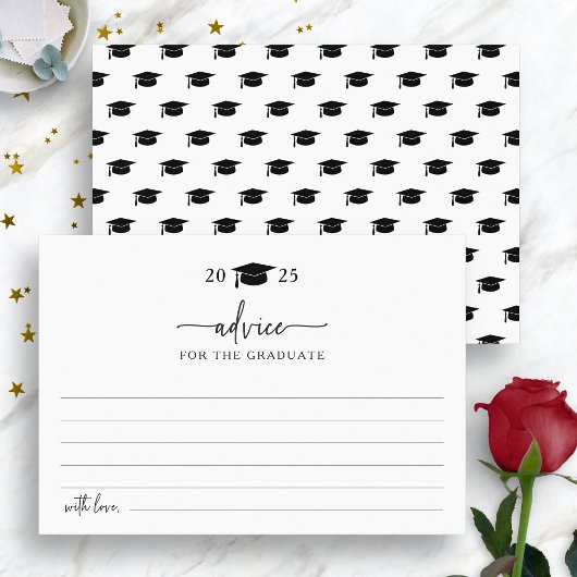 D'accompagnement Carte simple de conseils aux diplômés