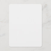 D'accompagnement Carte Simple Minimaliste Mariage Détails (Dos)