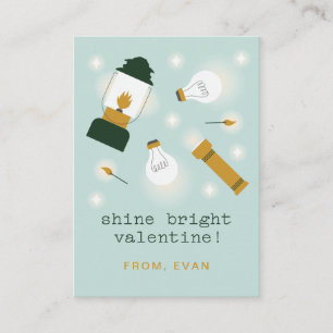 D'accompagnement Carte Valentine classe brillante
