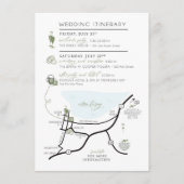 D'accompagnement Carton d'invitation de carte personnalisée pour AB (Devant)