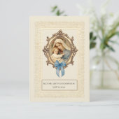 D'accompagnement Catholicisme Baptême Souvenir Carte Sainte (Debout devant)