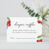 D'accompagnement Cerise sur le Baby shower supérieur Déchets Carte  (Debout devant)