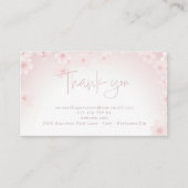 D'accompagnement Cerry blossom merci carte de boîtier client (Devant)