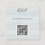 D'accompagnement Charmant Baby shower Décontracté carte de fermetur (Dos)