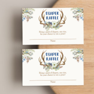 D'accompagnement Chênes de cerfs baby shower rustique carte de tomb