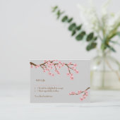 D'accompagnement Cherry Blossom Garden Wedding Carte RSVP (Debout devant)
