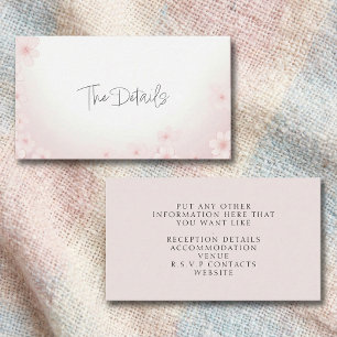 D'accompagnement Cherry Blossom Rose Les Détails Carte De Boîtier