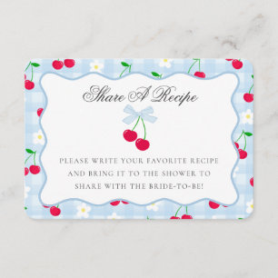 D'accompagnement Cherry Sweet Blue Coquette Bow Partager Une Carte
