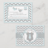 D'accompagnement Chevron Cravate Jumper Owl Apportez une carte de l (Devant / Derrière)