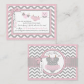 D'accompagnement Chevron Tutu Diaper Jumper Owl Apportez une carte (Devant / Derrière)