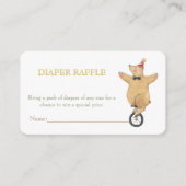 D'accompagnement Circus Animaux Bébé Déchets Carte de fermeture à r (Devant)