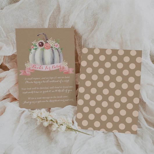 D'accompagnement Citrouille Automne Carte de demande de réservation