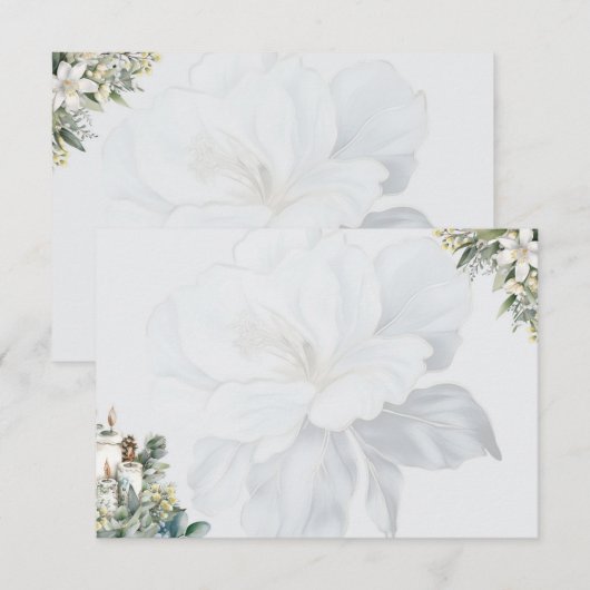 D'accompagnement Clarité Carte de recette vide de base (Devant / Derrière)