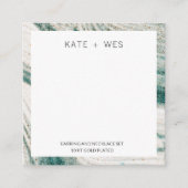 D'accompagnement Collier + Boucles d'oreilles Carte d'emballage à b (Devant)