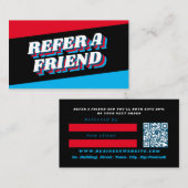 D'accompagnement Conception de polices funky, Carte de référence de (Devant / Derrière)