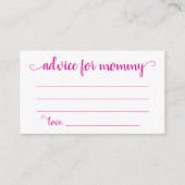 D'accompagnement Conseil rose chaud simple | Carte Magenta Keepsaké (Devant)