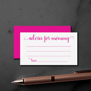 D'accompagnement Conseil rose chaud simple Carte Magenta Keepsaké