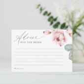 D'accompagnement Conseil Rose Dusty pour la carte de mariée (Debout devant)