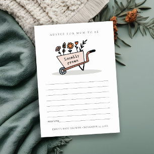 D'accompagnement Conseils de carte florale rose mignonne pour la Ba