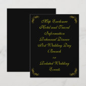 D'accompagnement Conte de fées en noir carte de boîtier (Devant / Derrière)