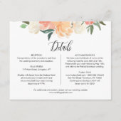 D'accompagnement CORA Détails du Mariage Logement Carte de boîtier (Devant)