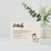 D'accompagnement Correspondance faite dans le ciel Carte de boîtier (Debout devant)