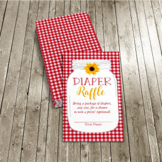 D'accompagnement Country Baby BBQ Douche Déchets Carte Raffle