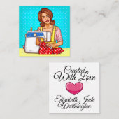 D'accompagnement Couture / Seamstress #2 Boîtier / Carte de visite (Devant / Derrière)