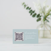 D'accompagnement Créer son propre Carte de visite de code QR - Beau (Debout devant)
