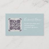 D'accompagnement Créer son propre Carte de visite de code QR - Beau (Devant)
