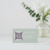 D'accompagnement Créer son propre Carte de visite de code QR - Beau (Debout devant)