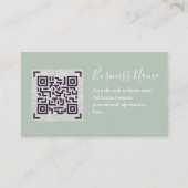 D'accompagnement Créer son propre Carte de visite de code QR - Beau (Devant)