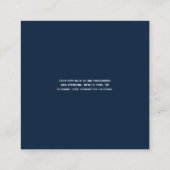 D'accompagnement Créer son propre Carte de visite de code QR - Beau (Dos)