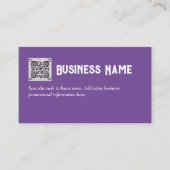 D'accompagnement Créer son propre Carte de visite de code QR - Beau (Devant)